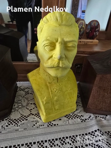 Бюст на Йосиф Сталин., снимка 2 - Статуетки - 53829054