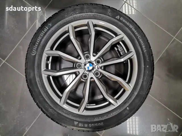 18” Зимен К-т BMW Джанти Style 711 M Гуми Датчик X1 F48 U11 U12 X2 F39, снимка 4 - Гуми и джанти - 47435583