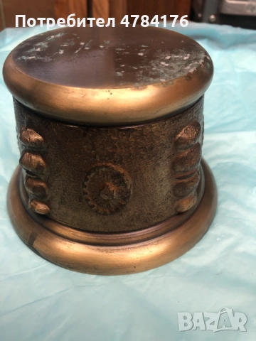 продавам старинно бронзово хаванче с чукало, снимка 6 - Антикварни и старинни предмети - 54073571