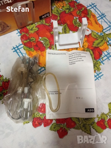 Mиксер АЕГ Турбомастър HM 103 състояние ново, снимка 4 - Миксери - 52564804