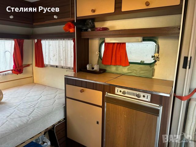 Каравана kip tourist k 390 / 3.90 метра / с документи / 4 спални места - цена  4 000лв моля БЕЗ барт, снимка 6 - Каравани и кемпери - 46729715