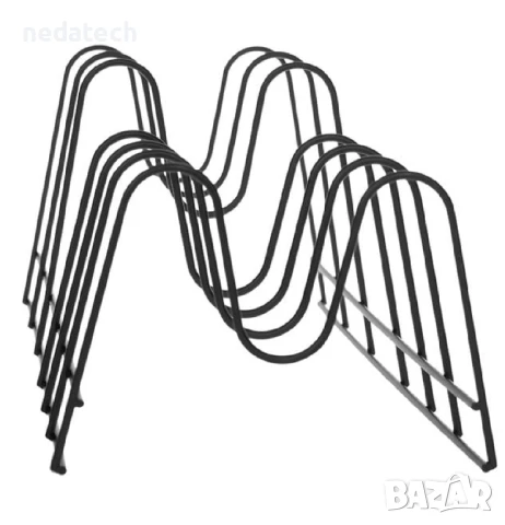 Кухненски метален органайзер с 6 позиции, 39x17x14см., снимка 2 - Органайзери - 51349097