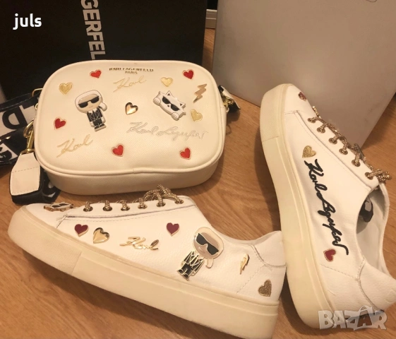 Karl Lagerfeld чанта и сникърси, снимка 3 - Чанти - 49242420