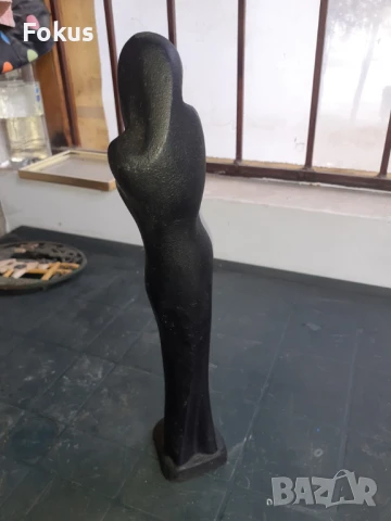 Уникална чугунена статуетка фигура - Мадоната 3,6кг., снимка 2 - Антикварни и старинни предмети - 50852693