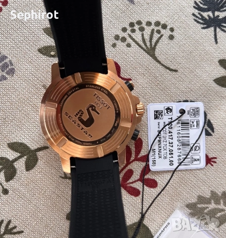 Tissot Seastar 1000 Chronograph – Нов (Rose Gold PVD), снимка 2 - Мъжки - 54208027