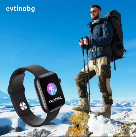 Смарт часовник G66L Full Screen – Измерване на пулс и кръвно налягане, снимка 3 - Смарт часовници - 53858956