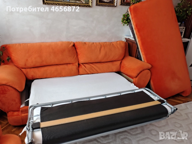   Продавам Холна гарнитура-два дивана и фотьойл, снимка 2 - Дивани и мека мебел - 52489497