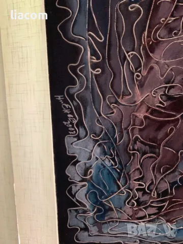 НИКОЛА ЕНЕВ акрил/платно 92/73, снимка 7 - Картини - 50178363