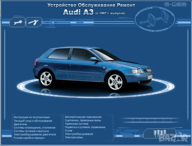 AUDI A3 Три ръководства за експлоатация,техн.поддръжка и ремонт/на СD /, снимка 2 - Специализирана литература - 50998725