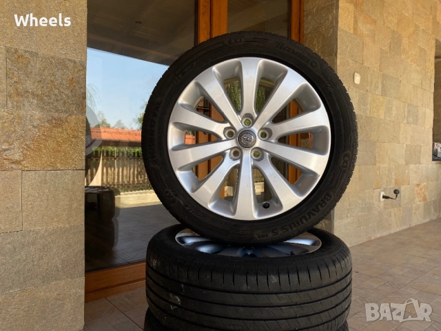 17" 5x105 Opel Original , снимка 2 - Гуми и джанти - 51543437