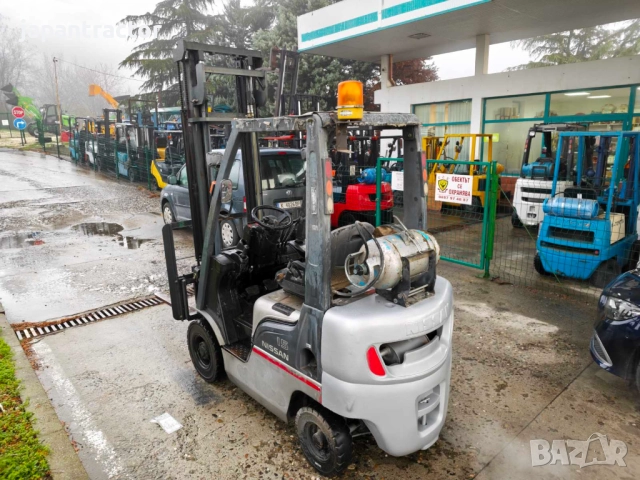 Мотокар Nissan НОВ ВНОС 1.5тона автомат изравнител, 4 метра, снимка 3 - Индустриална техника - 52569516