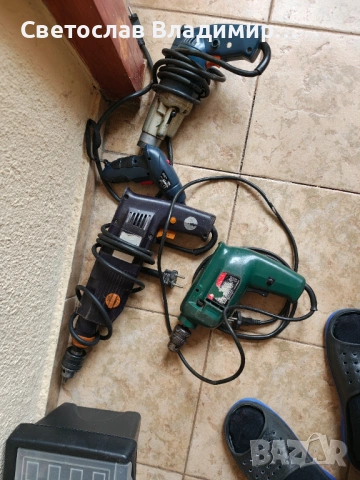 Използван електрически трион Makita, 4 бормашини (1 ударна) и електрическа отвертка., снимка 5 - Бормашини - 54019196