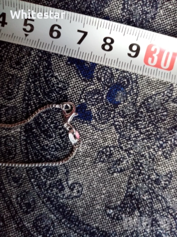 Дамски посребрен комплект - колие и обеци с мотив "Роза", снимка 4 - Колиета, медальони, синджири - 53623664