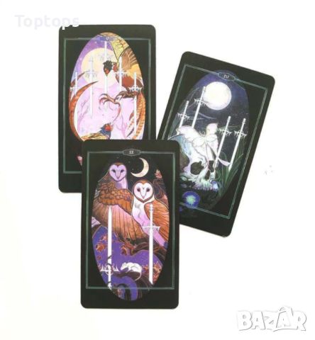 Таро: Children of Litha Tarot & White Numen Tarot & Chrysalis Taro, снимка 10 - Карти за игра - 34173325