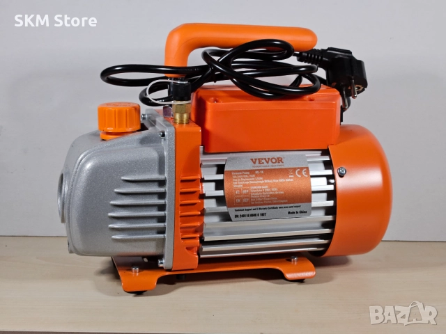 Вакуумна помпа VEVOR – професионална, мощна, в комплект
