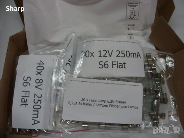 Сулфидни крушки 6V,8V и 12V за vintage receivers Marantz,Pioneer,Akai,Technics и др. ,, снимка 2 - Ресийвъри, усилватели, смесителни пултове - 53516986