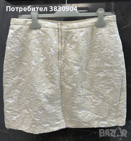 Къса пола Conscious Exclusive H&M, размер EUR 42, снимка 6 - Поли - 45260005