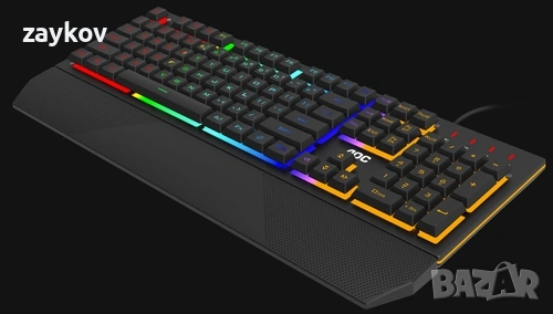 AOC GK200 клавиатура Игри USB Черен, снимка 3 - Клавиатури и мишки - 53135717