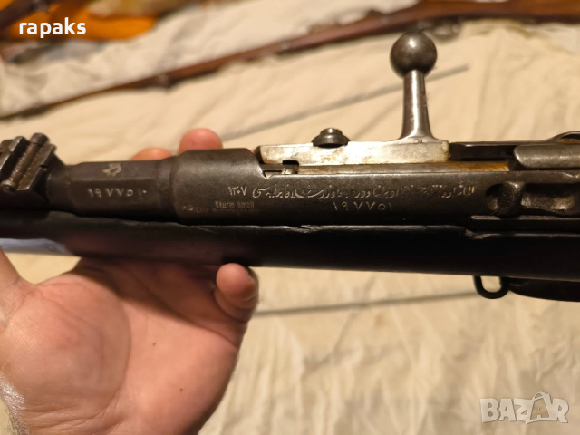 Турски тобуларна пушка, тобуларен Маузер 1880, не е карабина , снимка 2 - Антикварни и старинни предмети - 53301142