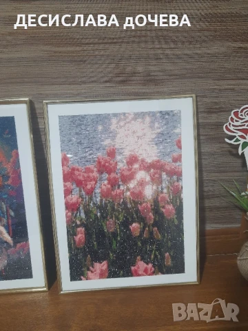 диамантен гоблен с рамка , снимка 1
