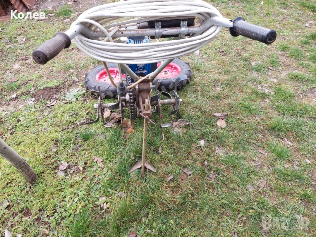 Електрическа мотофреза +двигател 7,5 к.с., снимка 5 - Градинска техника - 53454150