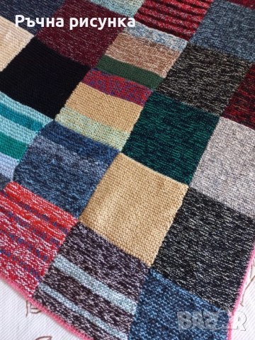 Ръчно плетени меки винтидж одеала, снимка 4 - Други - 48809968