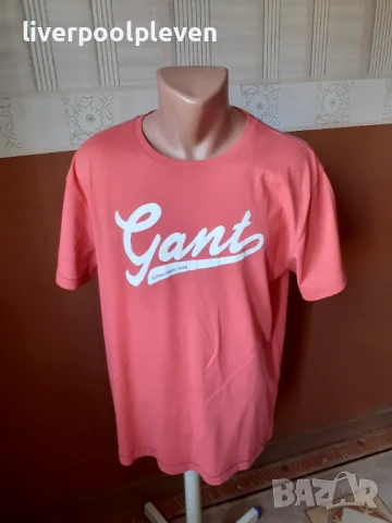 👉Gant Original М ефектна, снимка 2 - Тениски - 51073308