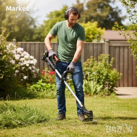 Акумулаторен храсторез с мощно рязане до 10 см Conentool Lithium Cordless Brush Cutter, снимка 3 - Градинска техника - 51851388