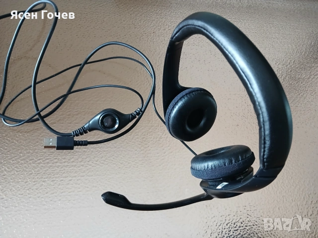 Продавам нови стерео слушалки LOGITECH с микрофон и USB конектор, снимка 14 - Слушалки за компютър - 53942843