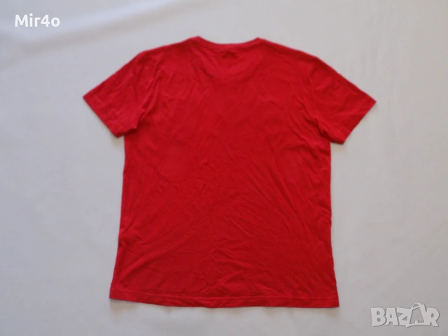 тениска emporio armani фанела потник риза блуза горнище суичър худи елек мъжка оригинал червена M, снимка 2 - Тениски - 46281385