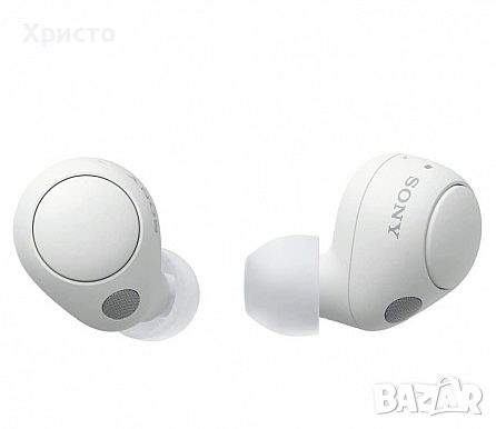 НОВО!!! Безжични слушалки SONY WF-C700N, White