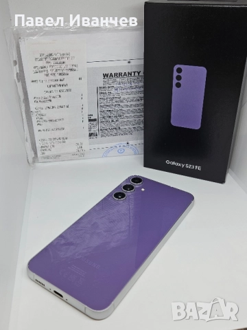 Samsung Galaxy S23 FE ГАРАНЦИЯ 128Gb/8Ram Purple, снимка 7 - Samsung - 52634809
