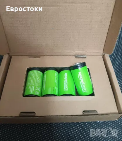 Акумулаторни батерии AmazonBasics C Cell 1.2V 5000mAh Ni-MH, комплект от 4 броя, снимка 5 - Друга електроника - 49293188