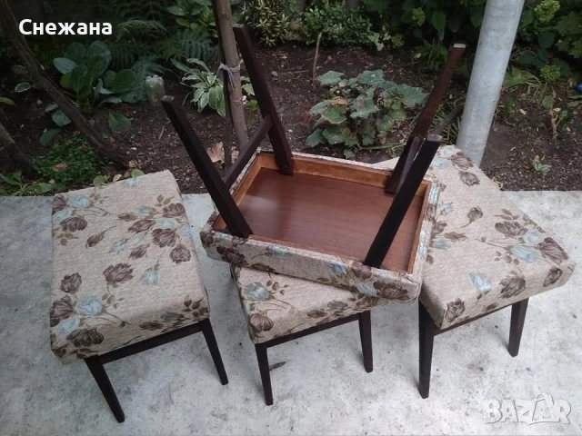 Реставрирани стари табуретки, снимка 5 - Други ценни предмети - 52991151