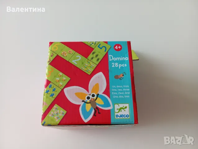 Детско домино Djeco - 1, 2, 3