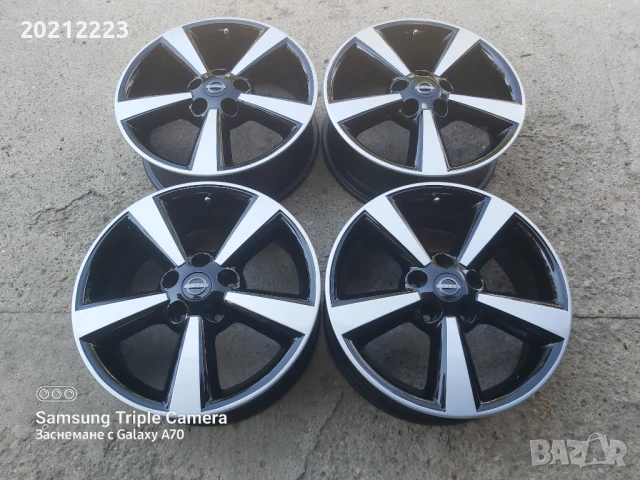 4 броя алуминиеви джанти за Nissan Qashqai 17, снимка 6 - Гуми и джанти - 51216376