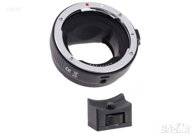 Автофокусен адаптер FOTGA Ring EF-NEX Canon Lens to Sony E mount + Гаранция, снимка 1 - Обективи и филтри - 46513221