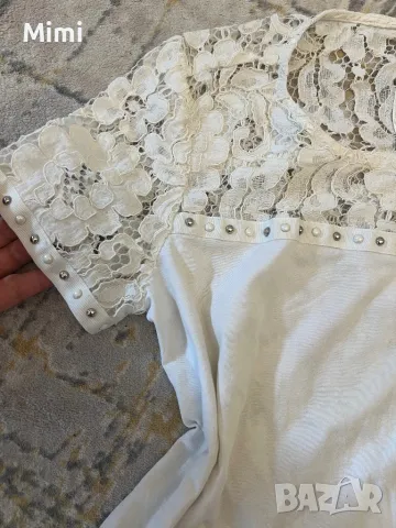 Liu-jo Блуза,Топ с дантелен гръб XS, снимка 2 - Корсети, бюстиета, топове - 50390655