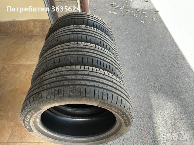 4бр. летни гуми PIRELLI 235/50/19 с DOT 31/2021 и 4бр. ориг. лети джанти 19 цола за Мерцедес, снимка 2 - Гуми и джанти - 46323539