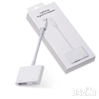 Оригинален Apple Lighting адаптер към HDMI, снимка 6 - Резервни части за телефони - 49169018