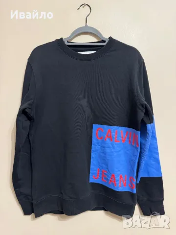 Calvin Klein Jeans Logo Crew Neck Sweatshirt., снимка 1 - Блузи - 48486497