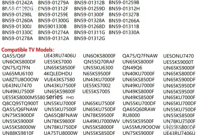 Универсално дистанционно за Samsung Smart 4K TV BN59 , снимка 6 - Дистанционни - 53839479