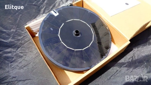 Соларен фонтан с три режима на разпръскване