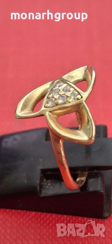 Златен пръстен , снимка 4 - Пръстени - 53782109