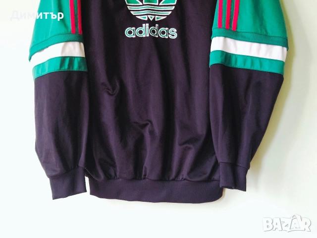 Vintage Adidas track jacket горница анцунг band of the 3 stripes XL, снимка 14 - Спортни дрехи, екипи - 52703479