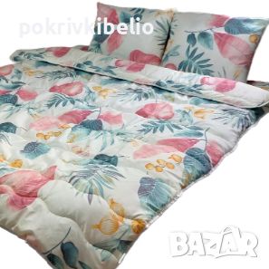 #Спален #Комплект с прошита зимна олекотена #Завивка микрофибър в единичен и двоен размер Произход Б, снимка 4 - Олекотени завивки и одеяла - 38259108