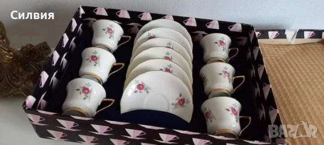 Сервиз за кафе, снимка 5 - Антикварни и старинни предмети - 52860991