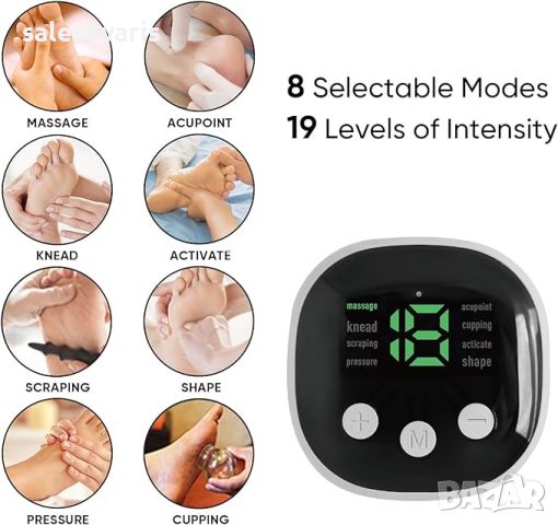 Масажор за крака: Преносима електронна масажна машина, снимка 3 - Масажори - 45211595