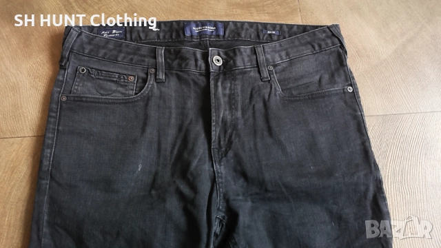 SCOTCH & SODA размер 33/30 мъжки черни дънки 22-37, снимка 3 - Дънки - 52159617