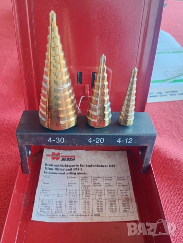 Wurth Zebra HSS Titan комплект от три броя стъпаловидни свредла 